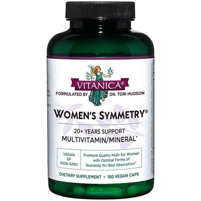 Womens Symmetry, Value Size, 180 Vegetarian Capsules, Vitanica