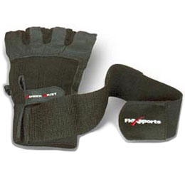 Flex Sports Wrist Wrap Glove, X-Small, Black, Flex Sports