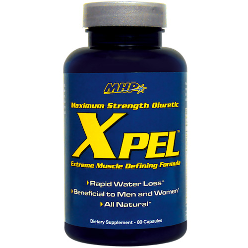 MHP Xpel, Maximum Strength Diuretic, 80 Capsules, Maximum Human Performance