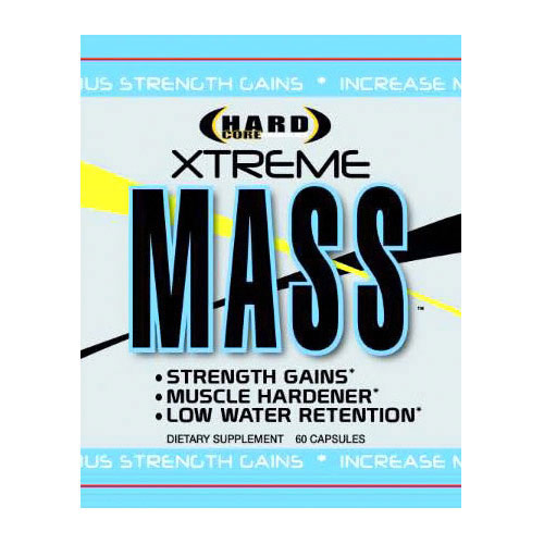 Xtreme Mass, Strength Gains & Muscle Hardener, 60 Capsules, Hardcore Anabolics