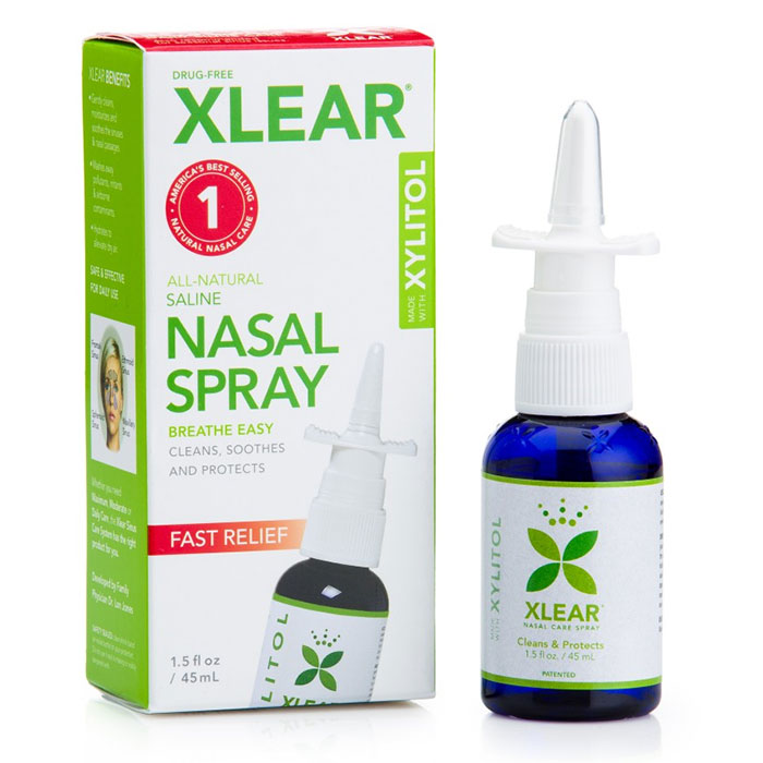Xylitol and Saline Nasal Spray, 1.5 oz Measured Pump, Xlear (Xclear)
