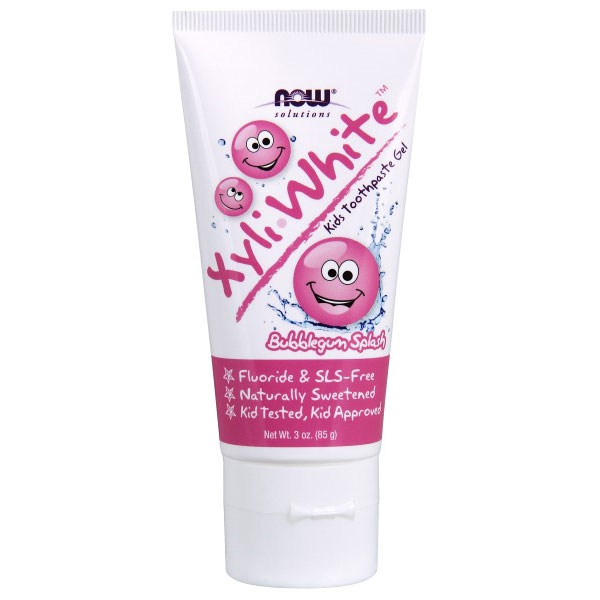 Xyliwhite Kids Toothpaste Gel - Bubblegum Splash, 3 oz, NOW Foods