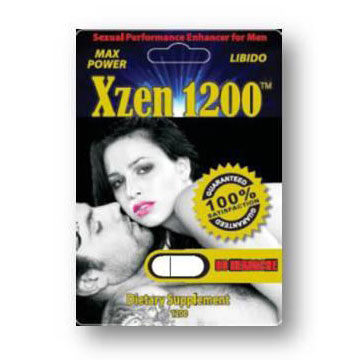 Xzen Xzen 1200, Sexual Performance Enhancer for Men, 1 Pill/Blister