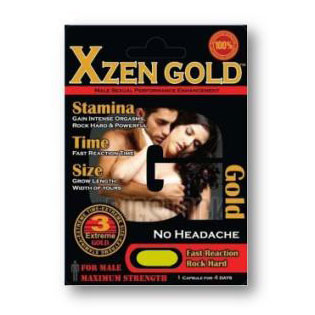 Xzen Gold, Male Sexual Enhancement, 1 Pill/Blister