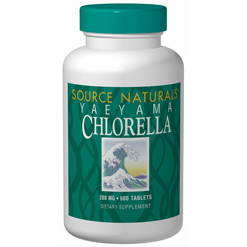 Yaeyama Chlorella 200mg 600 tabs from Source Naturals