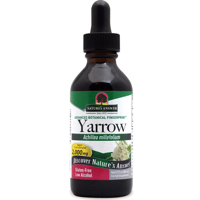 Nature's Answer Yarrow Flowers Extract, 2 oz, Nature's Answer