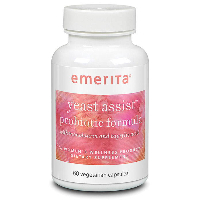 Yeast Assist Probiotic Formula, 60 Vegetarian Capsules, Emerita