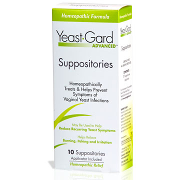 Yeast Gard Advanced Vaginal Suppositories, 10 Count, Lake Consumer Products