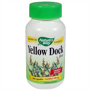 Yellow Dock Root 500mg 100 caps from Natures Way