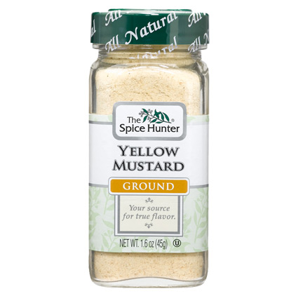 Yellow Mustard, Ground, 1.6 oz x 6 Bottles, Spice Hunter