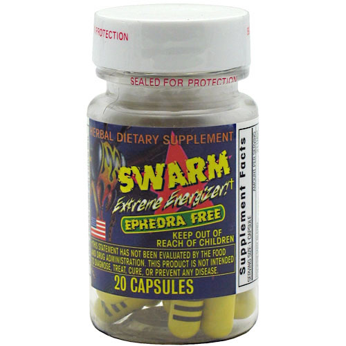 Yellow Swarm Extreme Energizer, 20 Capsules, NVE