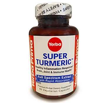 Yerba Super Turmeric, 60 Vegetarian Capsules, Yerba Prima