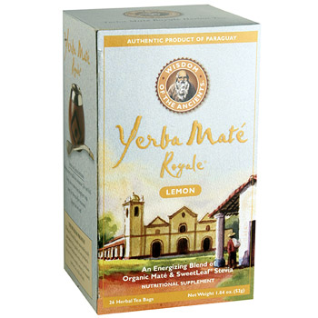yerbamate royale lemon tea wisdom YerbaMate Royale Lemon Tea (Yerba Mate Royale) 20 tea bags from Wisdom Natural Brands