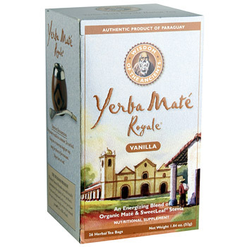 YerbaMate Royale Vanilla Tea (Yerba Mate Royale) 20 tea bags from Wisdom Natural Brands