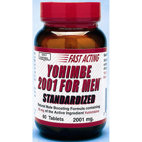 Yohimbe 2001 for Men, 60 Tablets, Only Natural Inc.