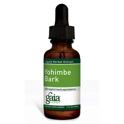 Gaia Herbs Yohimbe Bark Liquid, 4 oz, Gaia Herbs
