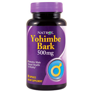 Yohimbe Bark 500 mg, 90 Capsules, Natrol