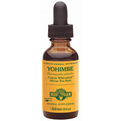 Yohimbe Extract Liquid, 4 oz, Herb Pharm