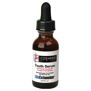 Cosmesis Youth Serum with Anti-Aging Peptide, 1 oz, Life Extension
