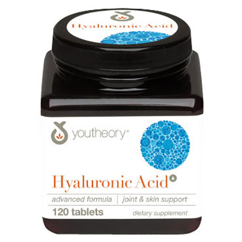 Youtheory Hyaluronic Acid Advanced Formula, 120 Tablets, Nutrawise Corporation
