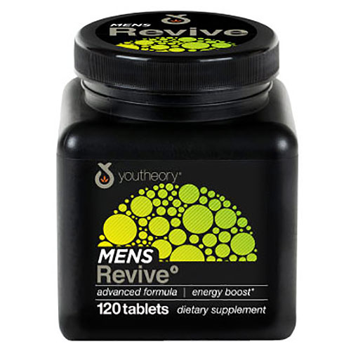 Youtheory Mens Revive Advanced Formula, Energy Boost, 120 Tablets, Nutrawise Corporation