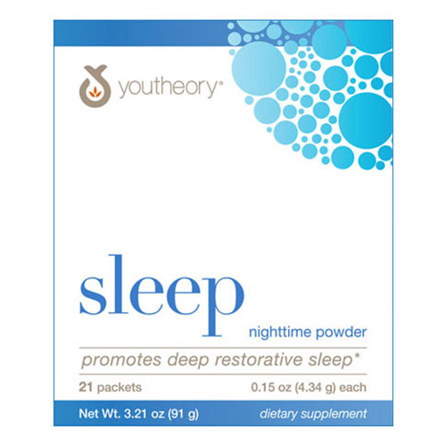 Youtheory Sleep Nighttime Powder Packs, 21 Packets, Nutrawise Corporation