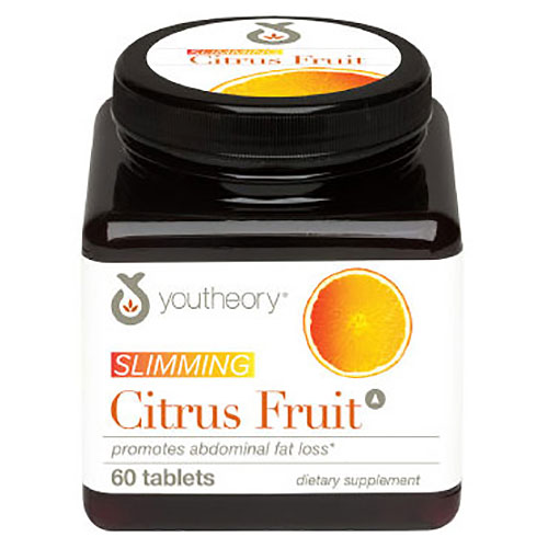 Youtheory Slimming Citrus Fruit, Promotes Abdominal Fat Loss, 60 Tablets, Nutrawise Corporation