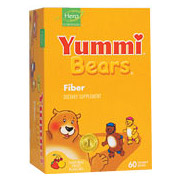 Yummi Bears Fiber Supplement 60 bears from Hero Nutritionals