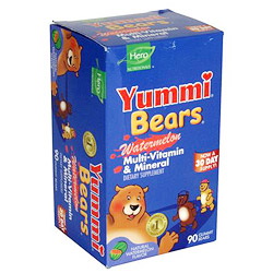 Yummi Bears Multi-Vitamin & Mineral Watermelon 90 bears from Hero Nutritionals