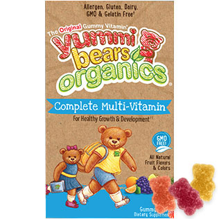 Yummi Bears Organic Complete Multi-Vitamin, Value Size, 180 Gummy Bears