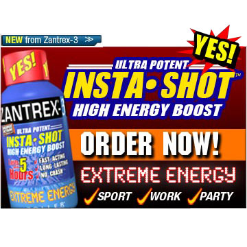 Zantrex 3 Insta Shot Six Packs High Energy Boost Drink 2 oz x 6 Pk