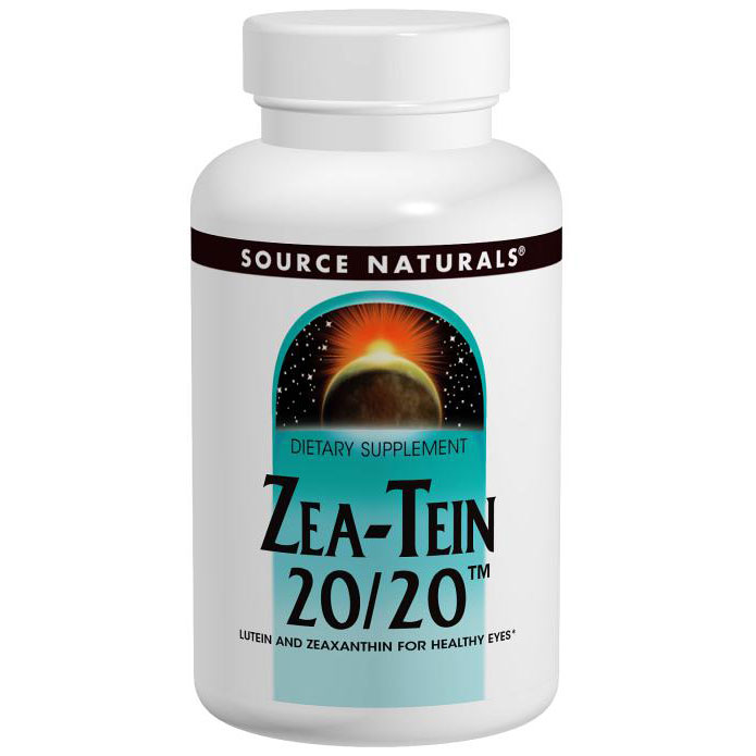 Zea-Tein 20/20, Lutein + Zeaxanthin, 30 Vegetarian Capsules, Source Naturals