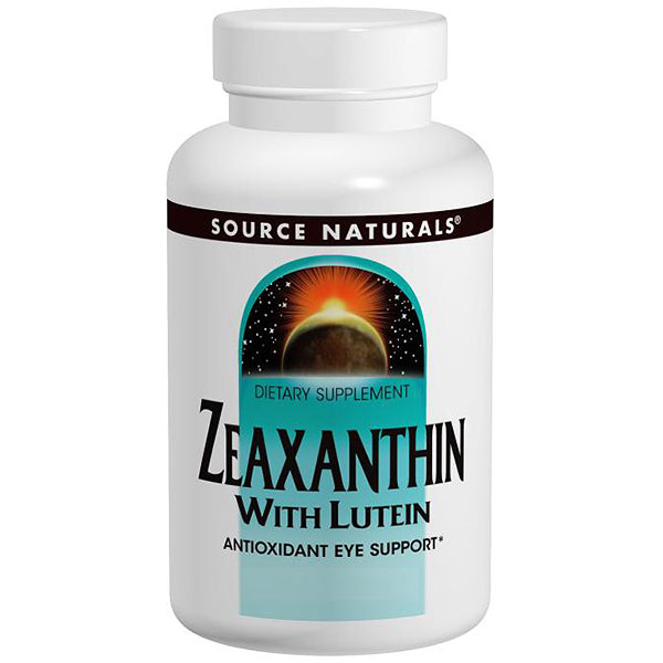 Zeaxanthin with Lutein 10mg 60 caps from Source Naturals 