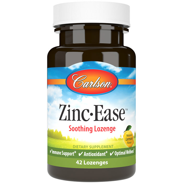 Zinc-Ease, 42 Lozenges, Carlson Labs