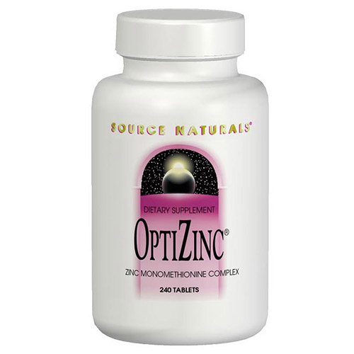 Source Naturals OptiZinc Zinc Monomethionine 30mg 240 tabs from Source Naturals