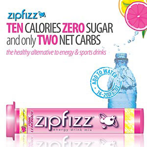 Zipfizz Healthy Energy Drink Mix Pink Lemonade 30 Tubes