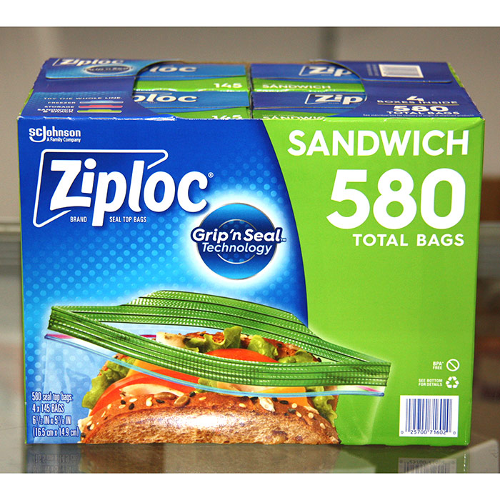 Ziploc Sandwich Bags, 500 Bags