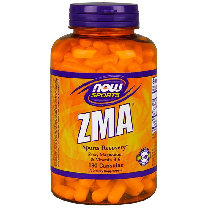 NOW Foods ZMA 800 mg, 180 Capsules, NOW Foods