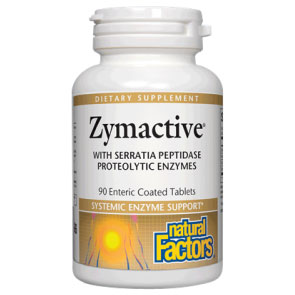 Zymactive Proteolytic Enzymes 90 Tablets, Natural Factors