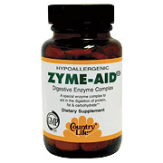 Country Life Zyme-Aid Digestive Enzyme Complex 100 Tablets, Country Life